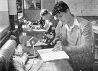 Scientists doing some experiments