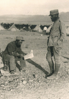 Legionnaires in a desert environment